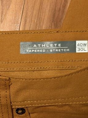 Sean John Men's Athletic Tapered Pants - Mustard yellow